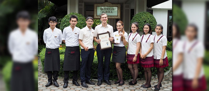 Bodega & Grill has been selected <BR>As one of best restaurants in Thailand by Thailand Tatler Best Restaurant 2017