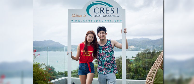 Crest Resort and Pool Villas has warm welcomed  the famous celebrity,<BR>Khun Rangsit Sirananon