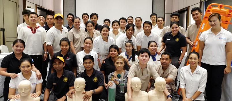 Phuket Marriott Resort and Spa, Nai Yang Beach,  Hosts First Aid Training Class