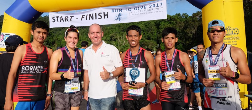 Phuket Marriott Resort and Spa, Nai Yang Beach gets active in local community with “Run To Give”