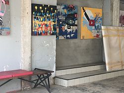 Art studios and home galleries are great places to find original art work and sculptures