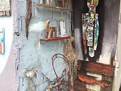 Art studios and home galleries are great places to find original art work and sculptures
