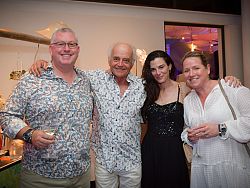 Left
to right: Trenton Gay, Andrew Richardson, Ms
Richardson and Ms Rebecca Gay