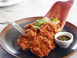 Chef Jimmy’s Banana Flower and Prawn Fritters – The Boathouse Phuket  