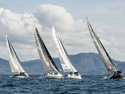 Racing class after a start