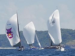 Racing off of Nai Harn Bay