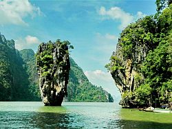 Exploring Phang Nga Bay in Local Long-Tail Style