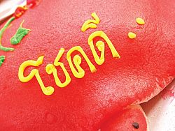 'Chok Dee' or 'Good Luck...'
