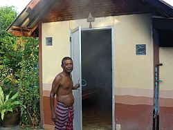 Sauna you than me!