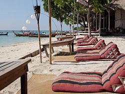 Cushions on Sunrise Beach