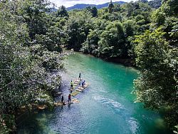 The Nang Yon River sets the scene for the Tarn Morakot Rafting adventure. Photo by Verasak Pratakviriya