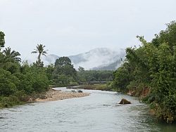 The scenery of Kuraburi is picture perfect