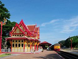 The historic Hua Hin train station
