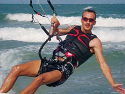 Kite surfing
