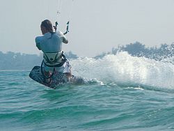 Kite surfing
