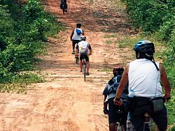 Mountain biking