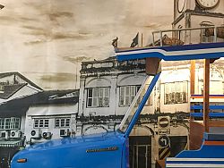 Old world flair enhances the charm of the coffee shops on Thalang Road