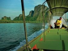 Exploring Phang Nga Bay in Local Long-Tail Style