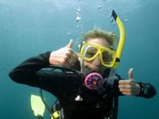 Learning to dive in Thailand