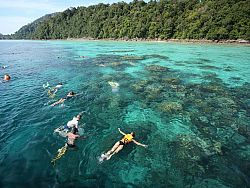 Mu Ko Surin National Park is an island lover’s dream and a snorkeling paradise. The Moken sea gypsy village shows a different way of life lived by sea nomads.