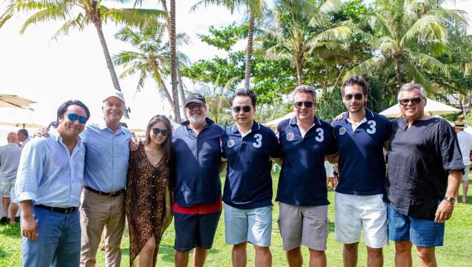 The Kata Superyacht Rendezvous 2018 brought together some of Thailand’s most influential business leaders (from left) Vrit Yongsakul, Frederick Patten, Mink Yongsakul, Bill Heinecke, Dr. Chettha 