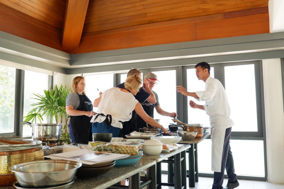 Thai cooking class @ The Boathouse
