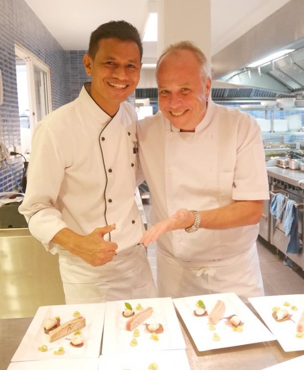 Chef Jimmy with Chef Jonathan 
– The Boathouse Phuket 