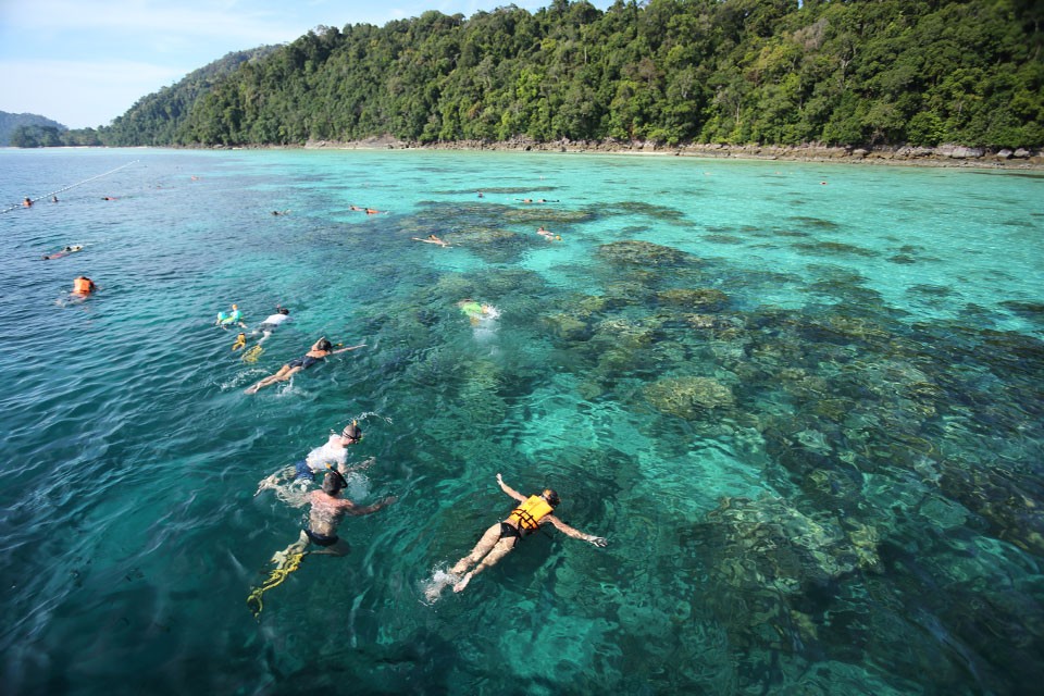 Mu Ko Surin National Park is an island lover’s dream and a snorkeling paradise. The Moken sea gypsy village shows a different way of life lived by sea nomads.