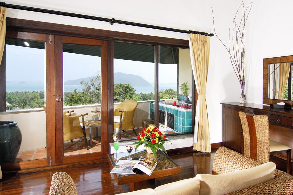 Villa with terrace and view @ Mangosteen