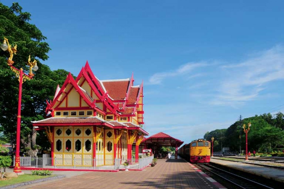 The historic Hua Hin train station