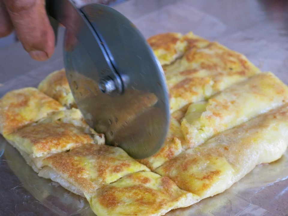 Roti with sweetened condensed milk is a favourite local breakfast in Phuket