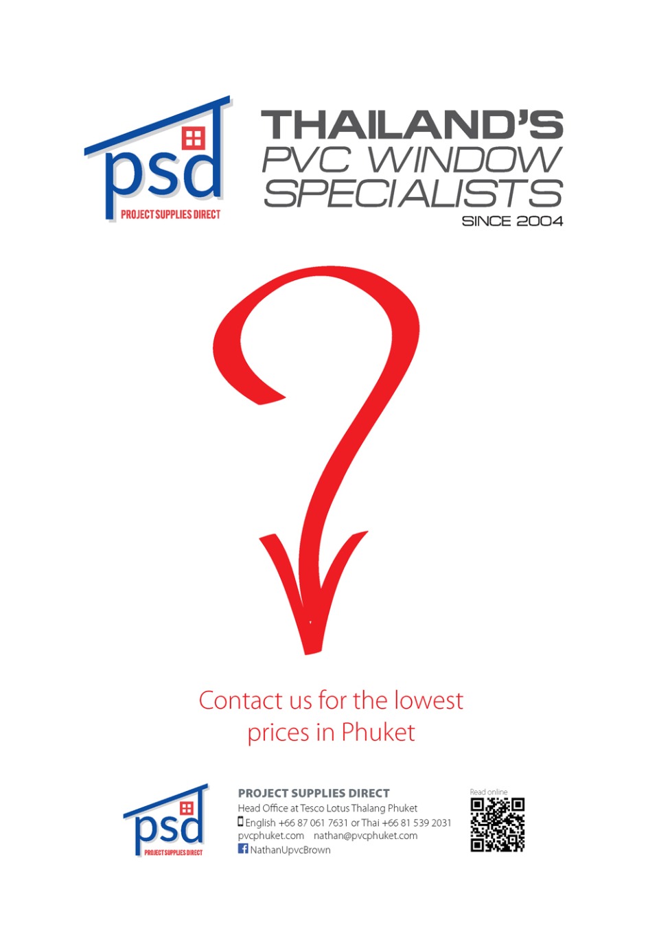 Thailand's PVC window specialists since 2004