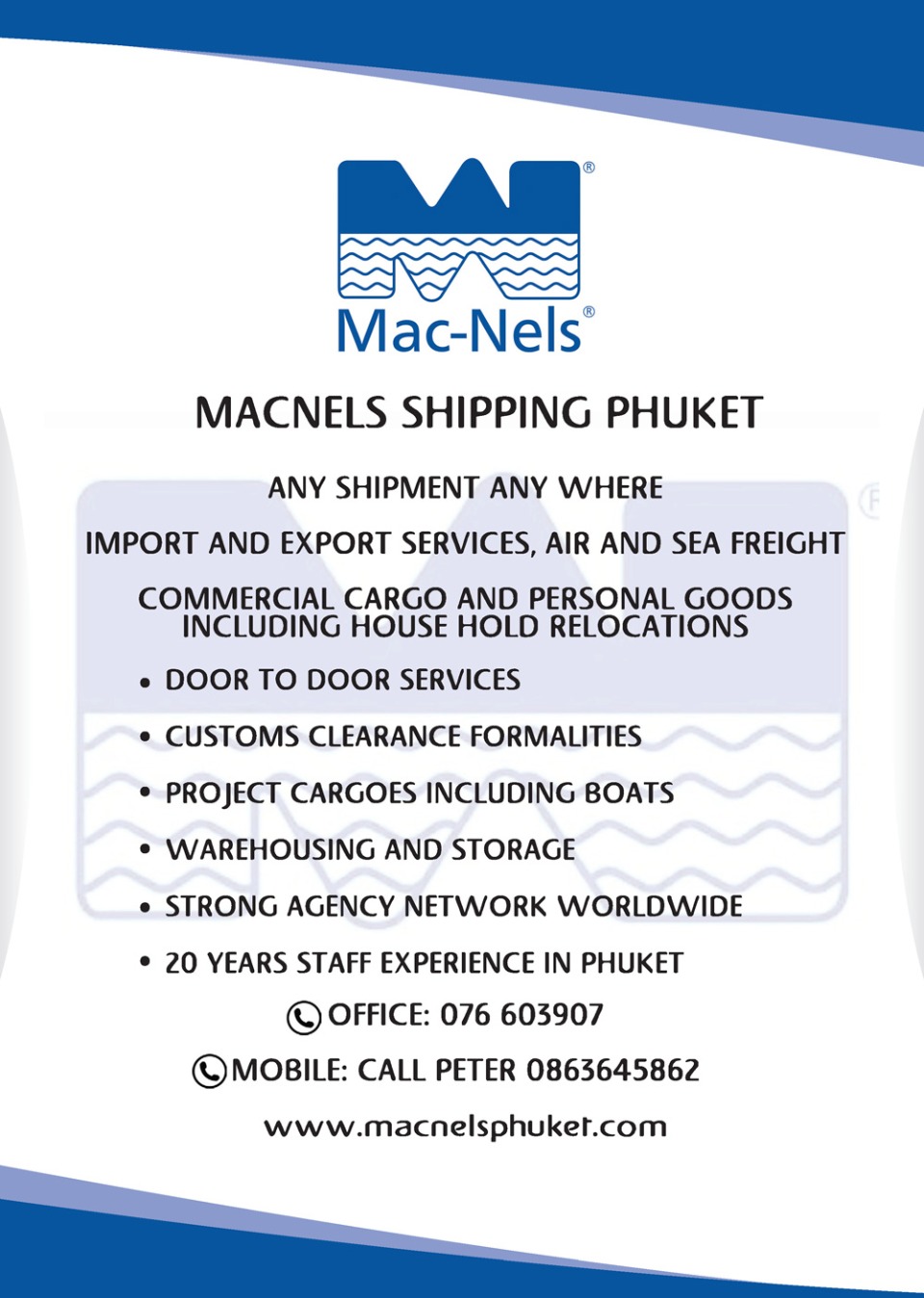 Mac-Nels Shipping Phuket