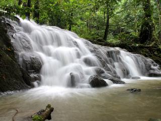 Raman waterfall