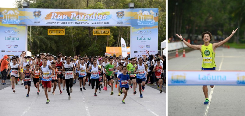 Japanese Runner Champs in 11th Laguna Phuket International Marathon