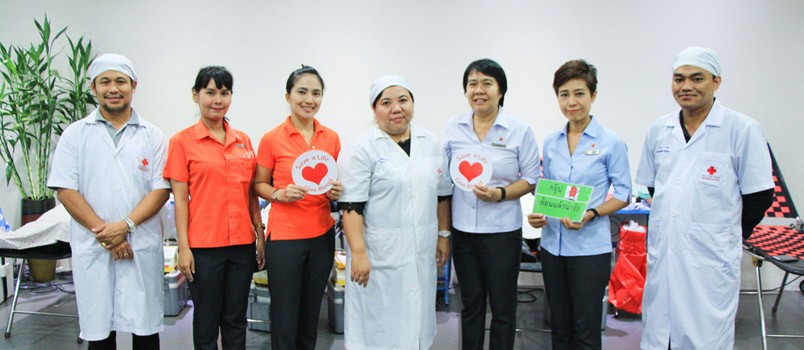 Amari Phuket team donates blood to the thai red cross society