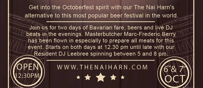The Nai Harn brings German gourmet delights and Bavarian brews to Phuket during (Rock)toberfest