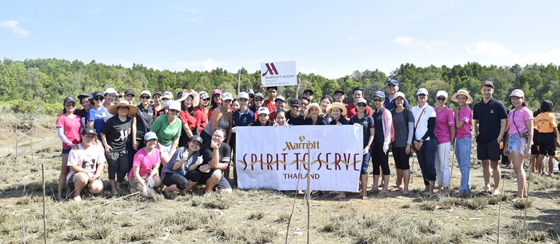 Marriott Associates and IUCN Together for Mangrove Reforest in Phang Nga Province