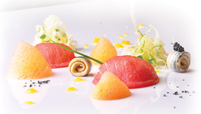Raw Tuna & Blue Swimmer Crab Ravioli