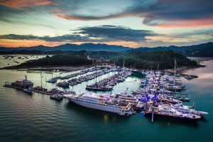 How many boat shows does an island need?