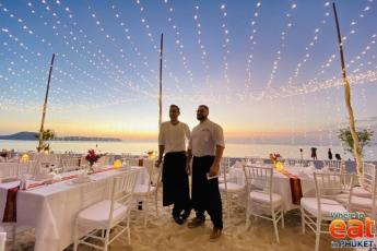 Moroccan Beach Dinner by guest Chef Morad Rafaoui.