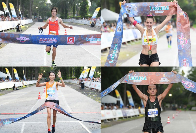 Thai and Japanese runners star at Laguna Phuket Marathon 2018