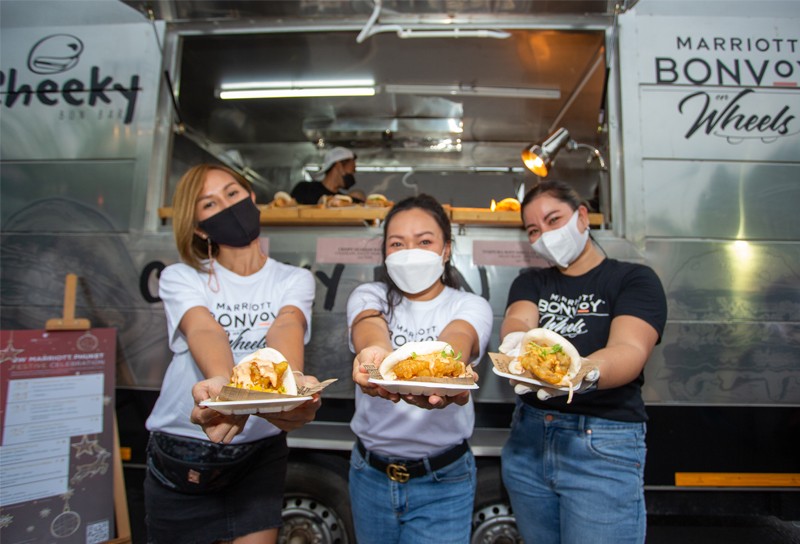 Marriott Bonvoy on Wheels pop up food trucks fiesta is returning to Phuket