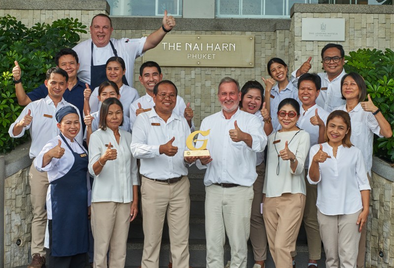 THE NAI HARN PHUKET AGAIN RECEIVES COVETED GOLD LEVEL GREEN HOTEL AWARD FROM THE THAI DEPARTMENT OF ENVIRONMENT